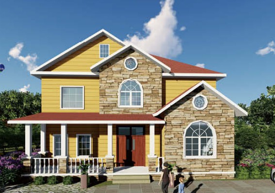 這款款平價(jià)輕鋼別墅,撐起農(nóng)村的場子(圖1) 睿婕輕鋼別墅