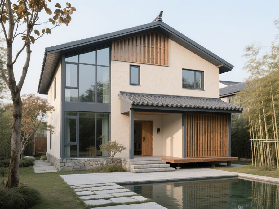 新中式風格輕鋼別墅