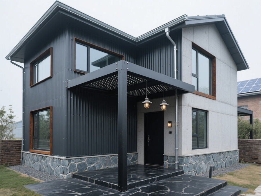 現代工業風格輕鋼別墅